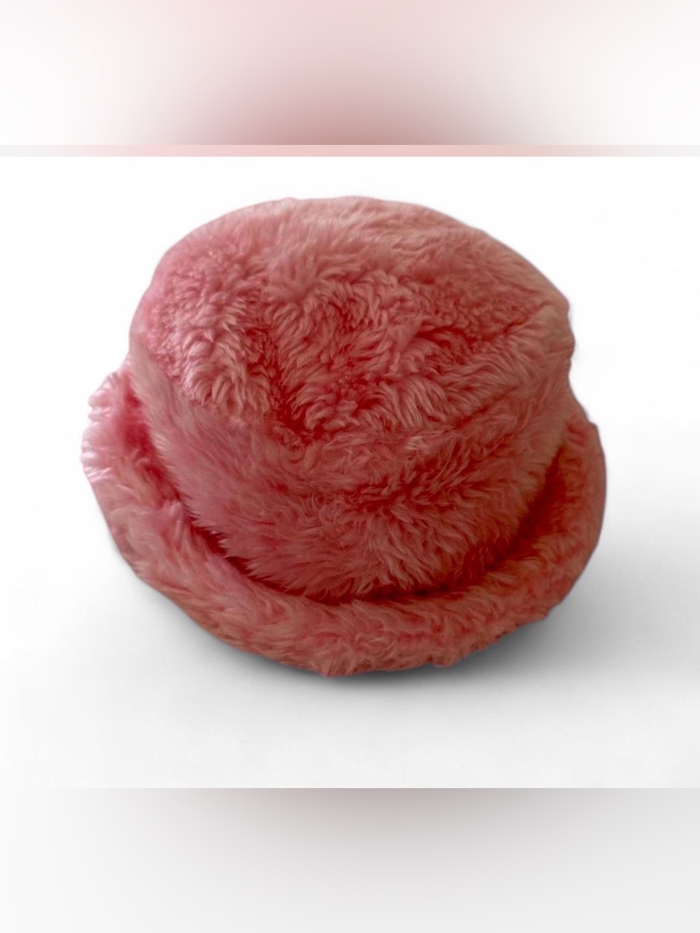 Goorin Brothers Pink Faux Fur Bucket Hat